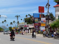 Ao Nang beachfront Ao Nang beach front shopping