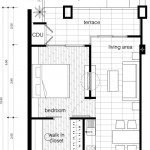 One-Bed-A The Lai Thai Floor Plans: One Bedroom Unit Type A