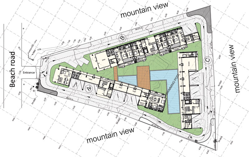 masterplan Masterplan for The Lai Thai Luxury Apartments, Ao Nang, Krabi